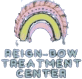 Reign-Bow Brain Treatment Center logo: a rainbow above the name
